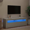 Weißer TV-Schrank mit LED-Beleuchtung Nunut 120x35x40cm