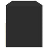 Schwarzer TV-Schrank mit LED-Beleuchtung Nunut 120x35x40cm