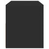 Schwarzer TV-Schrank mit LED-Beleuchtung Sanaa 90x35x40cm