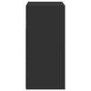 Schwarze Kommode mit LED-Beleuchtung Panaghia 80x35x75cm