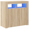 Kommode Sonoma-Eiche mit LED-Beleuchtung Panaghia 80x35x75cm