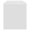 Valkoinen tv-taso led-valoilla Lupeanu 120x35x40cm
