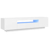 Valkoinen tv-taso led-valoilla Filantropia 160x35x40cm