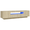 Sonoma tammi tv-taso led-valoilla Filantropia 160x35x40cm