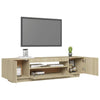 Sonoma tammi tv-taso led-valoilla Filantropia 160x35x40cm
