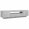 Betoninharmaa tv-taso led-valoilla Filantropia 160x35x40cm