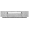 Betoninharmaa tv-taso led-valoilla Filantropia 160x35x40cm