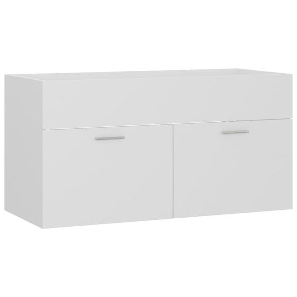 Weißer Waschbeckenunterschrank Marciano 90x38,5x46cm (Holz)