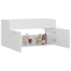 Weißer Waschbeckenunterschrank Marciano 90x38,5x46cm (Holz)