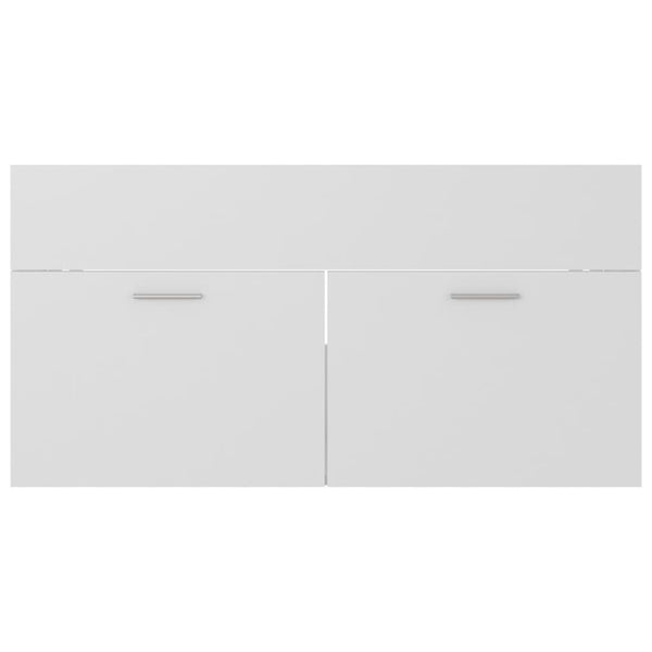 Weißer Waschbeckenunterschrank Marciano 90x38,5x46cm (Holz)