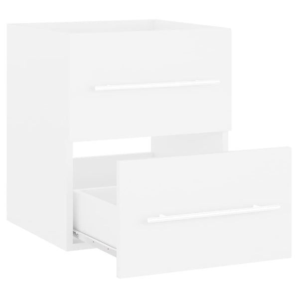 Weißer Waschbeckenunterschrank Sydnee 41x38,5x48cm (Holz)