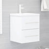 Weißer Waschbeckenunterschrank Sydnee 41x38,5x48cm (Holz)