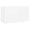 Weißer Waschbeckenunterschrank Portaru 80x38,5x45cm (Holz)