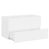 Weißer Waschbeckenunterschrank Portaru 80x38,5x45cm (Holz)