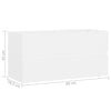Weißer Waschtischunterschrank Portaru 90x38,5x45cm (Holz)