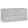 Betongrauer Waschtischunterschrank Patriciu 90x38,5x45cm (Holz)