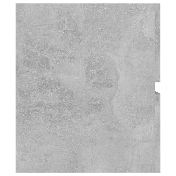 Betongrauer Waschtischunterschrank Patriciu 90x38,5x45cm (Holz)