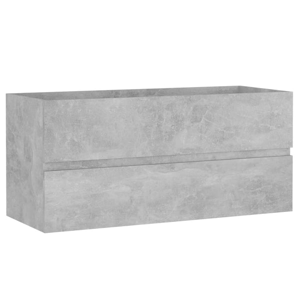 Portaru Unterschrank Betongrau 100x38,5x45cm (Holz)