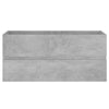 Portaru Unterschrank Betongrau 100x38,5x45cm (Holz)