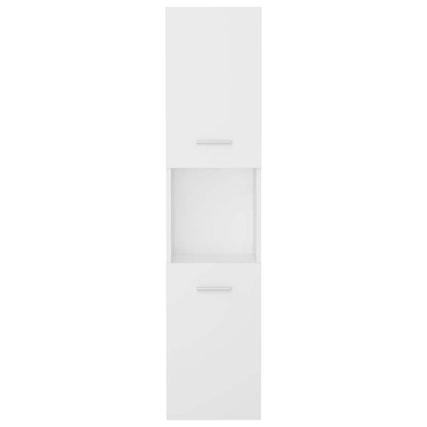 Schwarzer Badezimmerschrank Anghil 30x30x130cm (Holz)