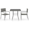 Anthrazit/graue Gartensitzgruppe Toadere, 3-teilig (Polyrattan)