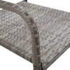 Anthrazit/graue Gartensitzgruppe Toadere, 3-teilig (Polyrattan)