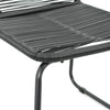 Schwarze Essgruppe Bretotean, 3-teilig (PVC-Rattan)