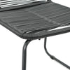 Schwarzes Garten-Essgruppe Ludmil, 3-teilig (PVC-Rattan)