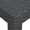 Gartentisch Anthrazit Hildica 58x58x41cm (PP Rattan)