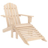 Adirondack-Gartenstuhl mit Hocker Decsuk (Fichte)