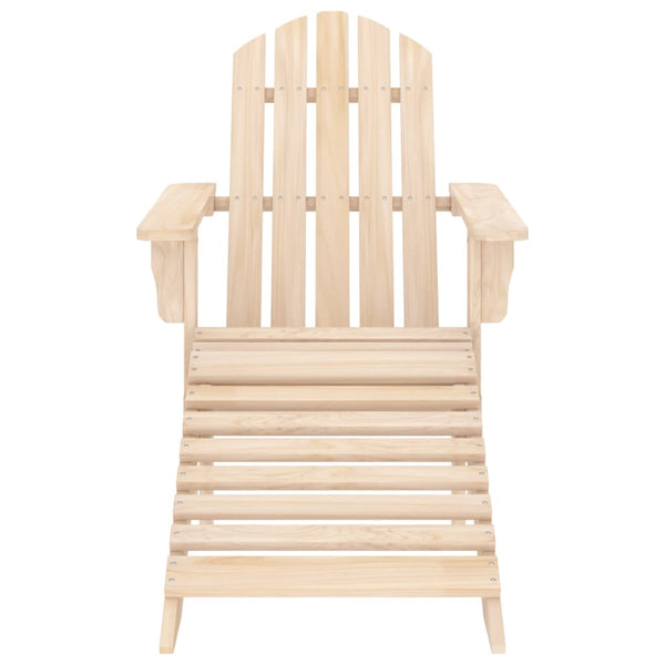 Adirondack-Gartenstuhl mit Hocker Decsuk (Fichte)