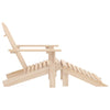 Adirondack-Gartenstuhl mit Hocker Decsuk (Fichte)