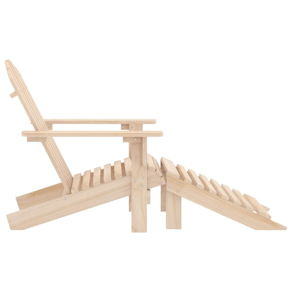 Adirondack-Gartenstuhl mit Hocker Decsuk (Fichte)