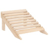 Adirondack-Gartenstuhl mit Hocker Decsuk (Fichte)