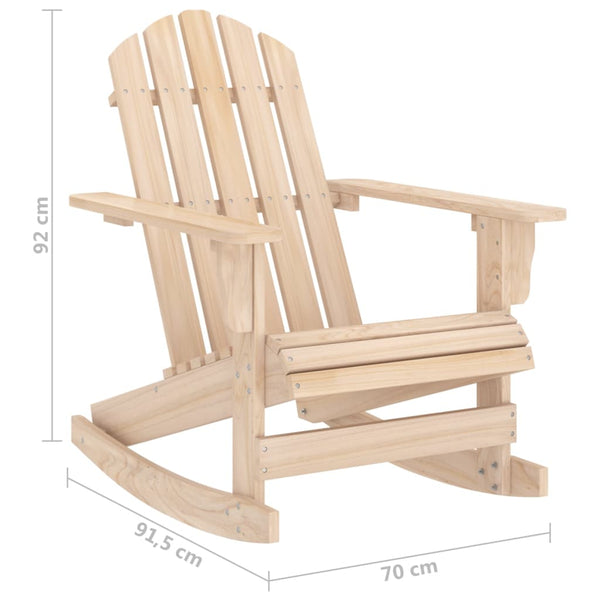 Adirondack Gartenschaukelstuhl Ramco (Fichte)