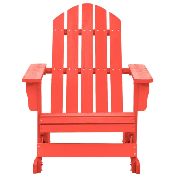 Roter Adirondack-Schaukelstuhl Ramco (Fichte)