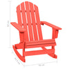 Roter Adirondack-Schaukelstuhl Ramco (Fichte)