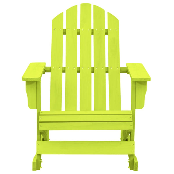 Grüner Adirondack-Gartenschaukelstuhl Ramco (Fichte)