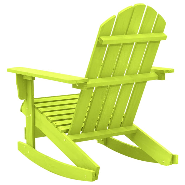 Grüner Adirondack-Gartenschaukelstuhl Ramco (Fichte)
