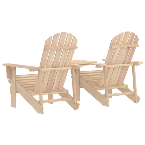 Adirondack-Gartensessel mit Kaffeetisch Kelsey (Fichte)