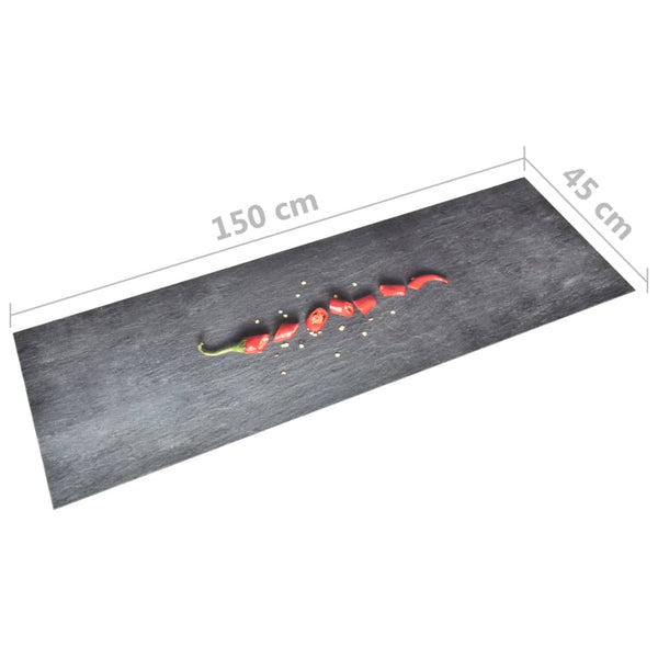 Abwaschbarer Küchenteppich Pepper Bigan 45x150cm