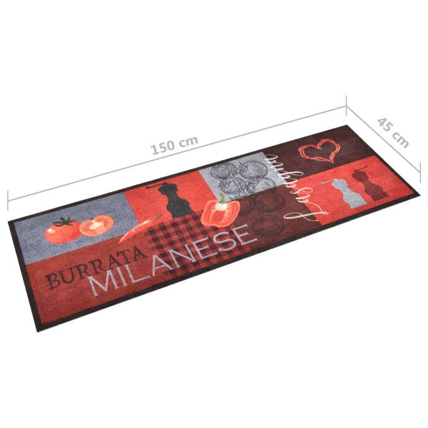 Waschbarer Küchenteppich Tomatoes Bigan 45x150cm