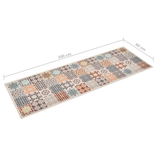 Mosaikfarbener Küchen-Läuferwaschbar Bigan 60x300cm