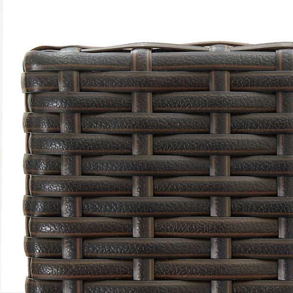 Braune Outdoor-Bar-Set Ulises 3-teilig (Polyrattan)