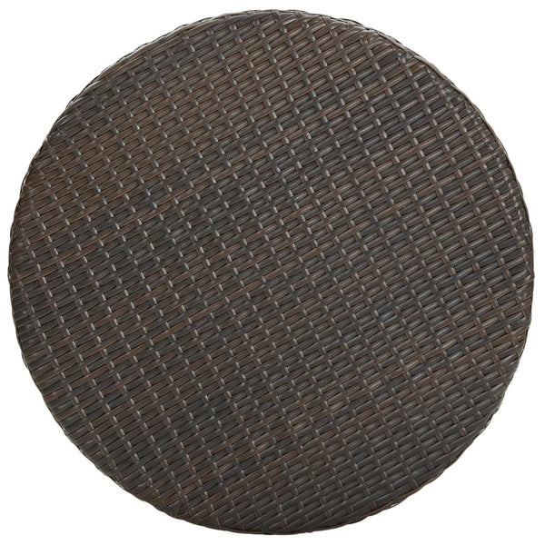 Braune Outdoor-Bar-Set Ulises 3-teilig (Polyrattan)