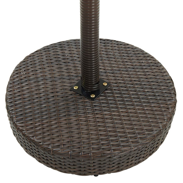 Braune Outdoor-Bar-Set Ulises 3-teilig (Polyrattan)