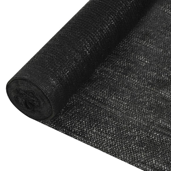 Schwarzer Sichtschutz Besirgemal 3,6x10 m (HDPE 150 g/m²)