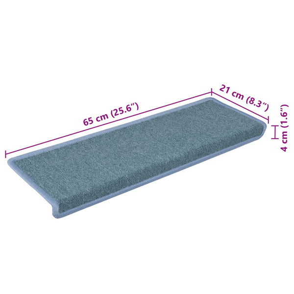Sininen porrasmatot Dorul 65x21x4cm (15 kpl)