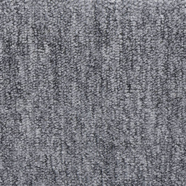 Treppenmatten Dorul, weiß und grau, 65x21x4cm (15 Stück)