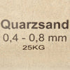 Filtersand Theresia 25 kg 0,4–0,8 mm